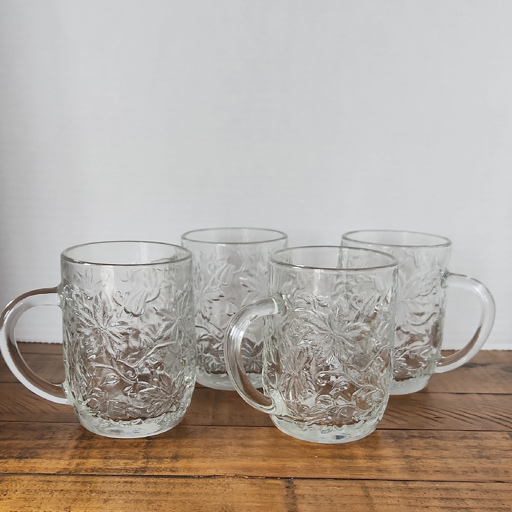 Princess House Fantasia Coffee Mugs Set Of Four